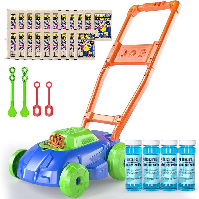 Pink and Purple Bubble Lawn Mower , Bubble Machine, Outdoor Toys,  Christmas, Easter Birthday Gifts