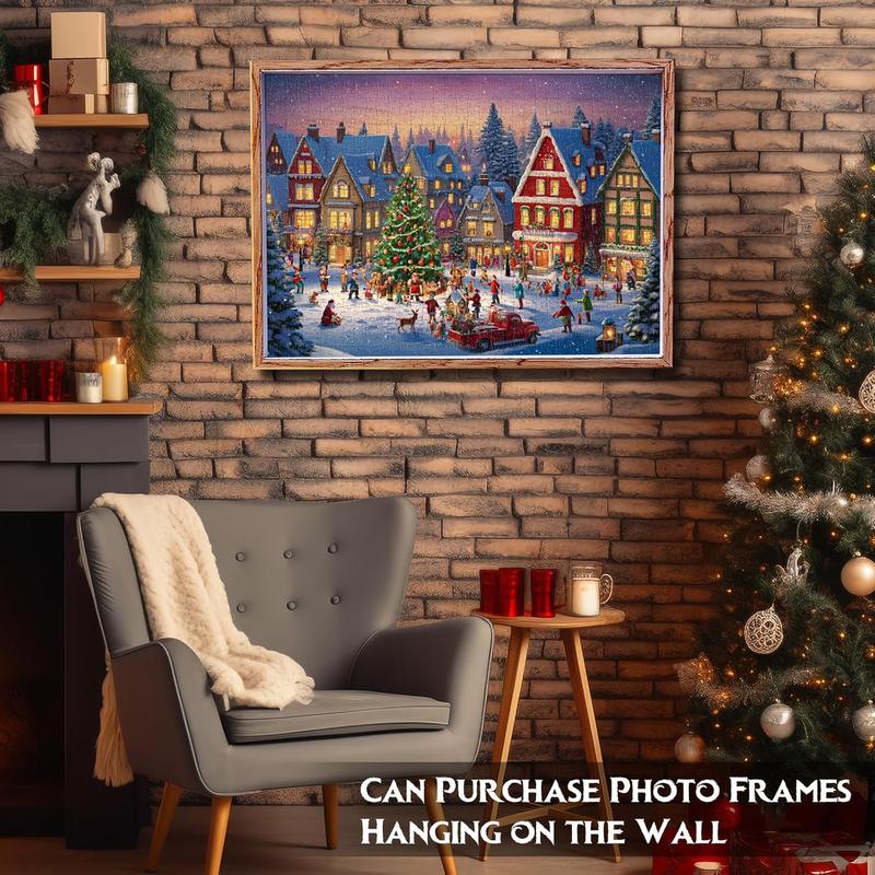 Puzzle Advent Calendar 2024, 24 Days of Christmas Countdown, 1008 Pieces, Red