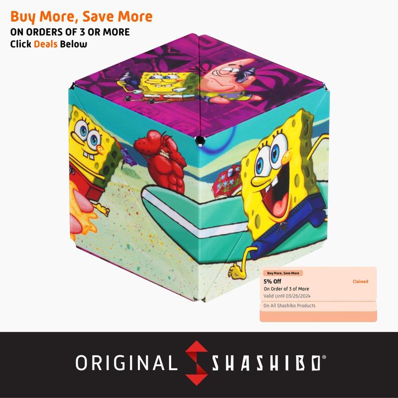 SpongeBob Series - Shashibo Magnetic Puzzle Cubes