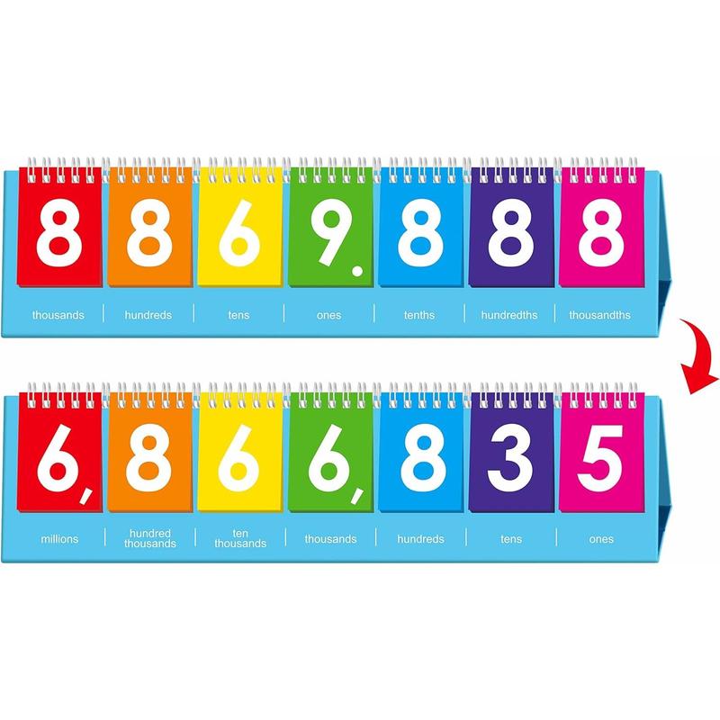 CVC & CCV Flip Charts, 40 Words Builder  Games Freestanding Flip Chart Manipulative Spelling Toy Educational Learning Tool for Student Teacher School Supplies