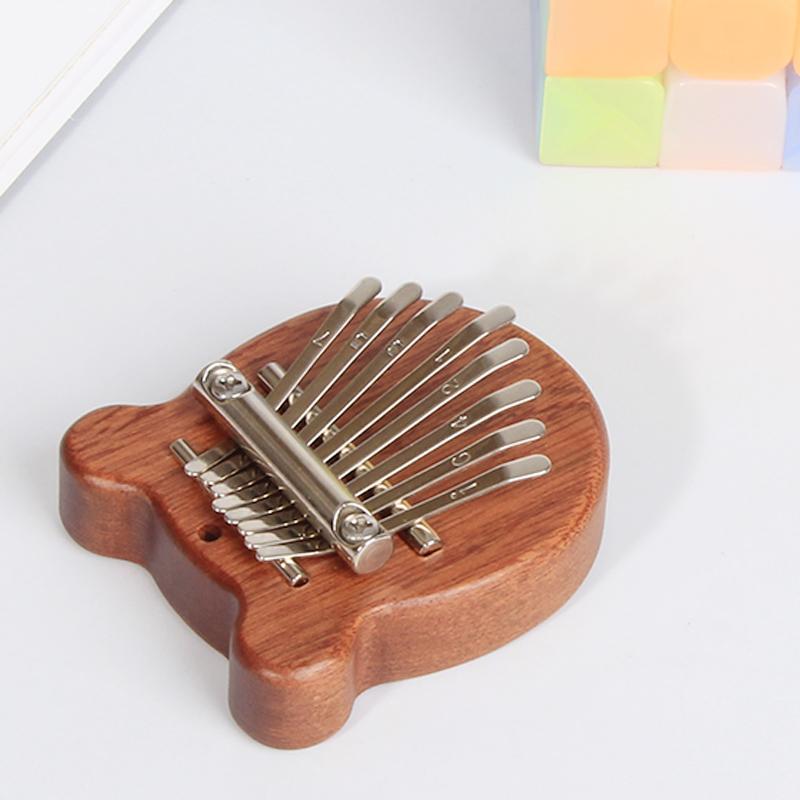 Cute Shaped Mini 8-tone Thumb Piano, 1 Count Musical Instrument for Children & Adults