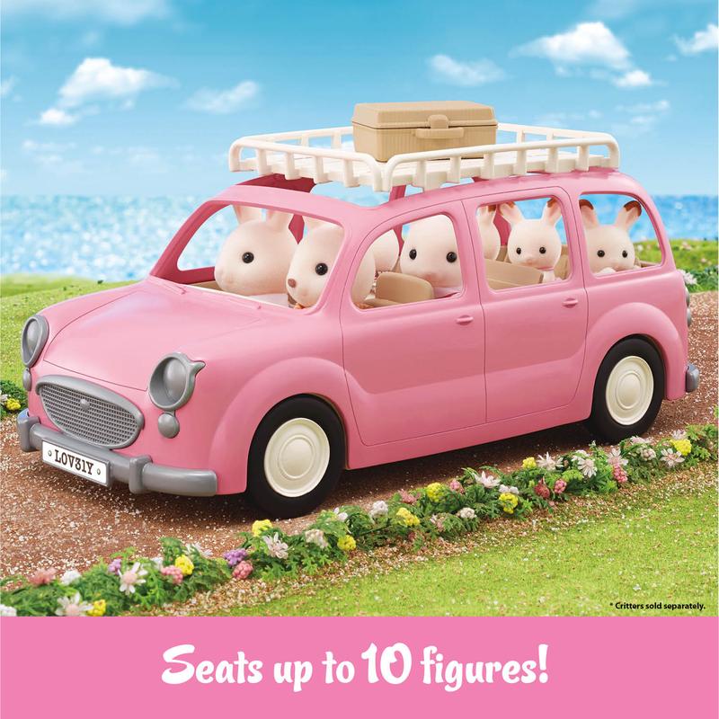 Calico Critters Family Picnic Van, Toy Vehicle for Dolls with Picnic Accessories