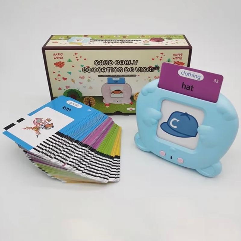 [2025 New] Bilingual Talking Flash Cards Toy for Kids with 224 Sight Words - English Educational Language Learning Toy