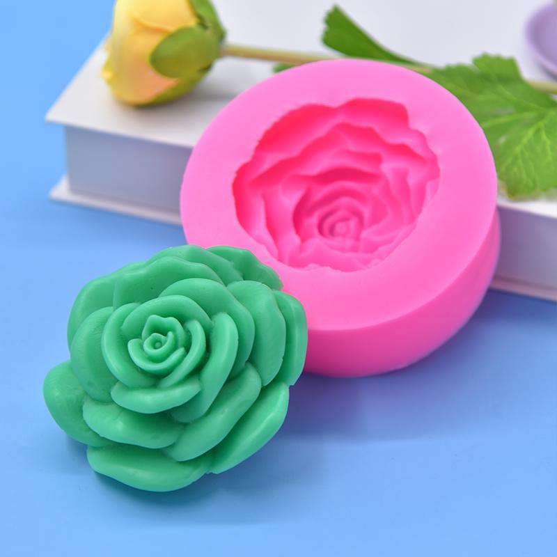 Rose Shaped Silicone Mold, DIY Rose Shaped Candle Mold, Silicone Rose Mold For DIY Candle Making