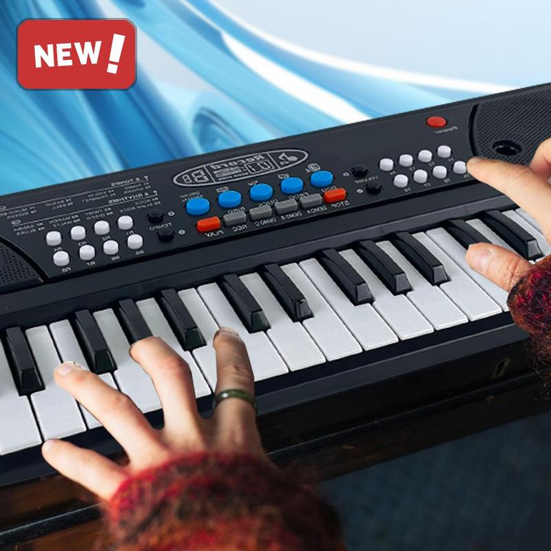 37-key Electric Piano Keyboard, Musical Instrument Gift for Kids, Digital Music Teaching & Learning Toys, Birthday Gift, Musical Instruments & Accessories