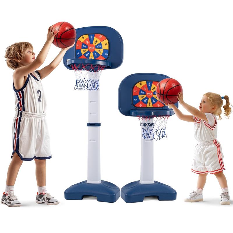 Geyiie Basketball Hoop Goals for Toddler Kids Teen, Adjustable Height Multiple Choice