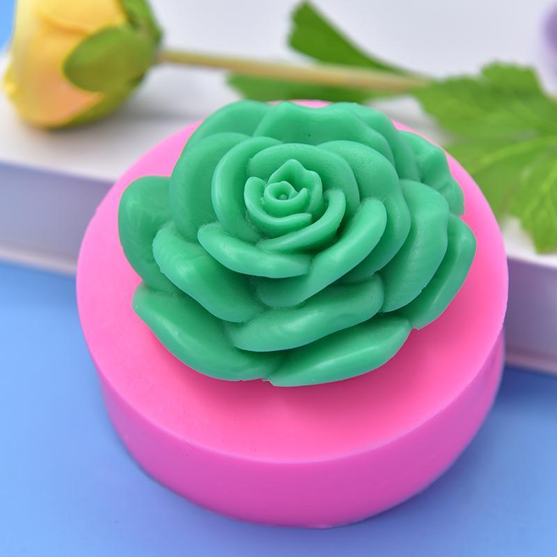 Rose Shaped Silicone Mold, DIY Rose Shaped Candle Mold, Silicone Rose Mold For DIY Candle Making