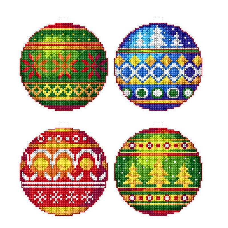 Christmas ornaments 139CS Counted Cross-Stitch Kit