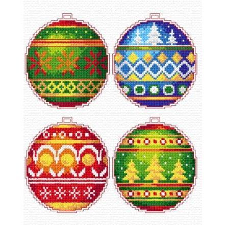 Christmas ornaments 139CS Counted Cross-Stitch Kit