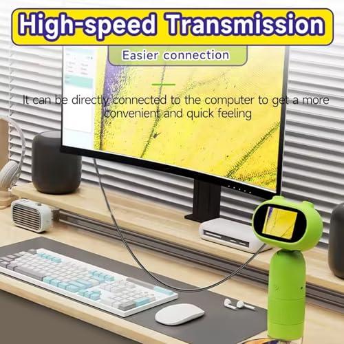 Digital Microscope for Kids, 1000X Zoom, 8GB Card, 1080P HD – Fun Learning Gift for Christmas & Birthdays, Science, School, Microscope Camera