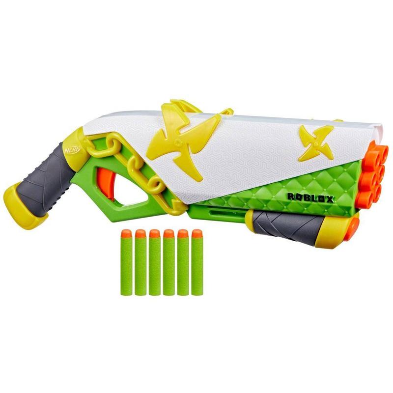 NERF Roblox Ninja Legends - Shadow Sensei Dart Blaster - Easy To Use: Just pull