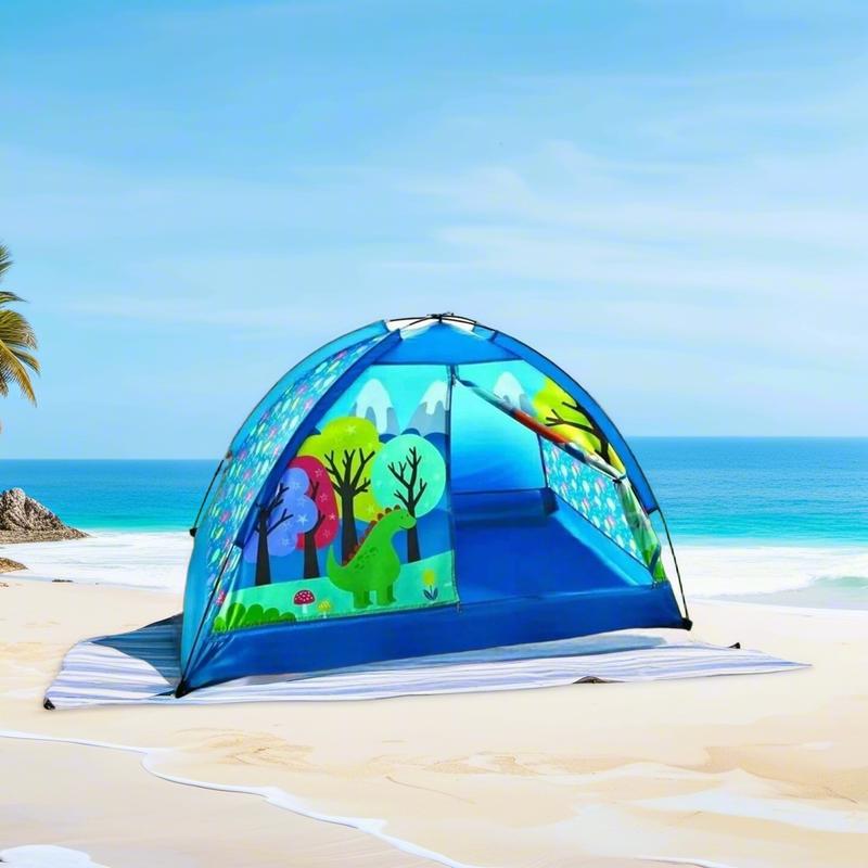 Kids Polyester Indoor Camping Play Tent with Majestic Design Print, 60