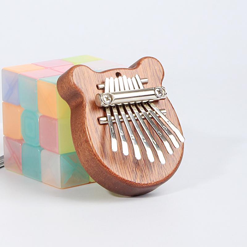 Cute Shaped Mini 8-tone Thumb Piano, 1 Count Musical Instrument for Children & Adults