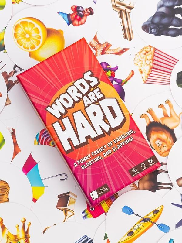 Words are Hard – Card Games – Family Games – for Kids 8 and up – Games for Adults – Family Game Night – Party Games - Travel Games