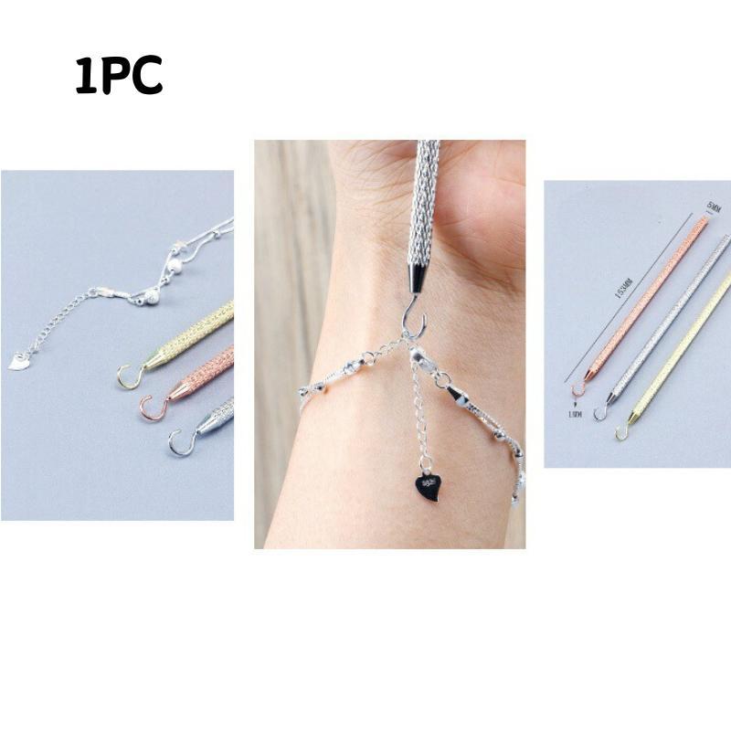 Miniature Jewelry Self-Wearing Aid, 1 Count Portable Hand Chain Bracelet Applicator with Ease-Assist Rod, Convenient & Compact for Travel & Everyday Use