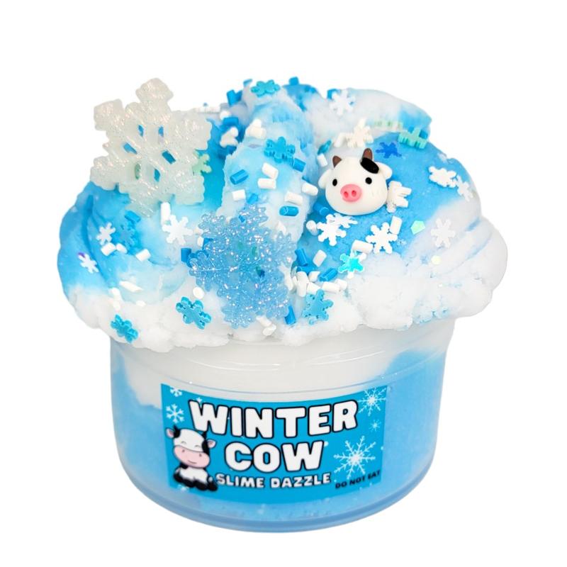 Winter Cow Cloud Slime Scented Drizzly Slime