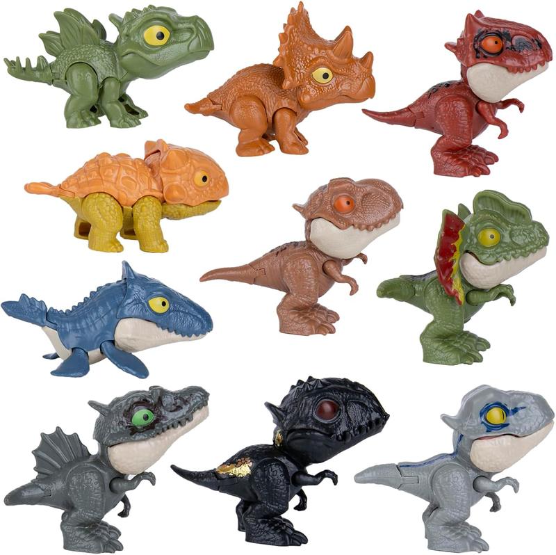 Biting Fingers Dinosaurs Puppets, Jurassic World Dinosaur Toys, Dinosaurs Action Figures Collectibles for 3 4 5 6 7 8 Boys Kids