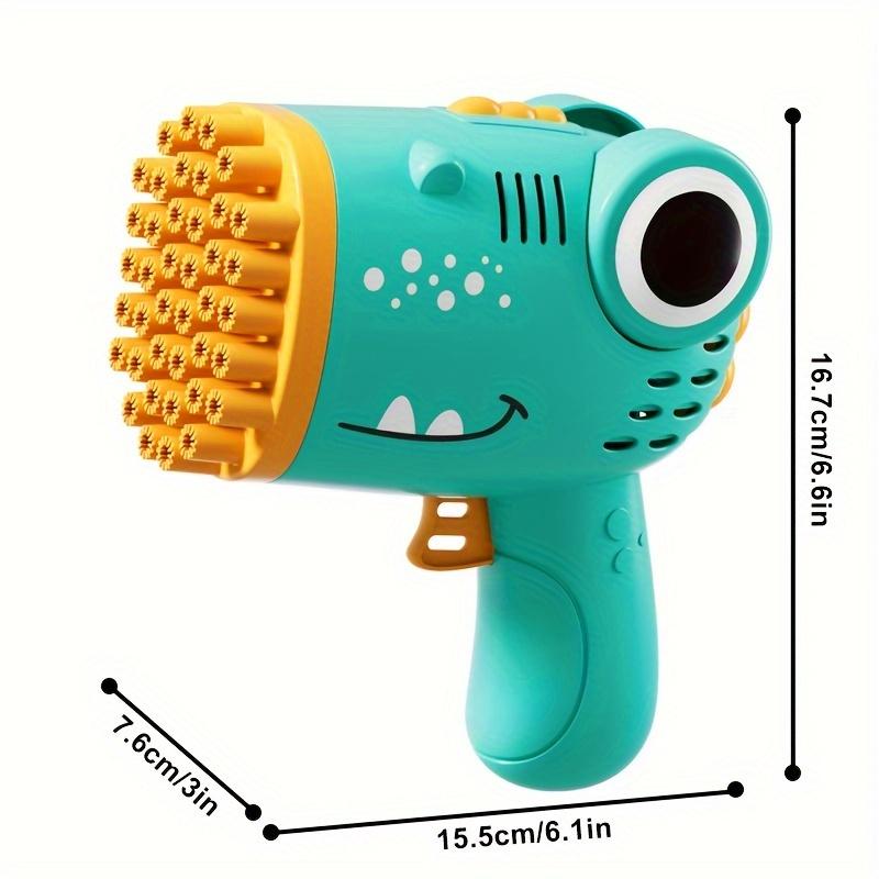 1pc Portable Electric Automatic Bubble Gun With LED Lights, Birthdays, Outdoor Gatherings, And As A Gift For Boys And Girls, Creating A Magical Atmosphere