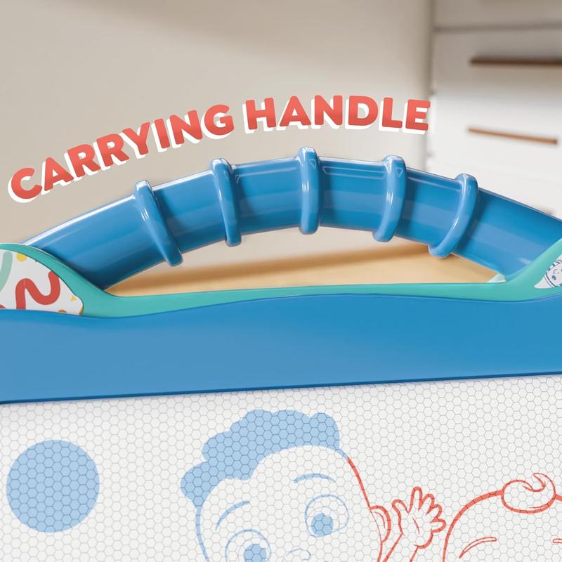 Cocomelon Magnetic Drawing Board - Mess-Free Play & Creative Exploration for Toddler Artistic Development with Instant Blank Canvas and Easy Erasing - Educational Learning Toy for Toddlers