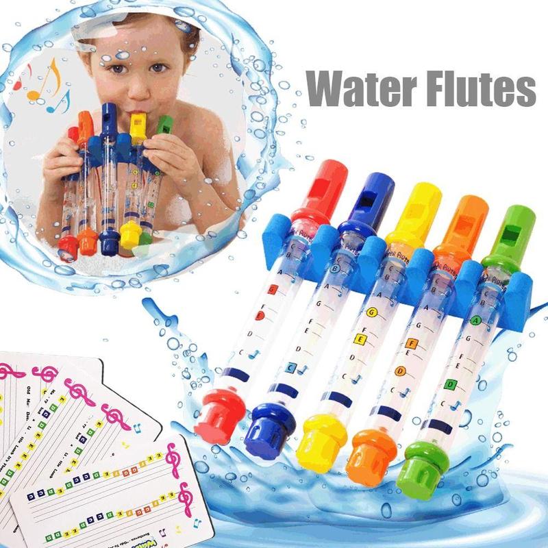 Colorful Water Flute Toy, Educational Musical Instrument Toy for Kids, Fun Bath Toy, Christmas Gift
