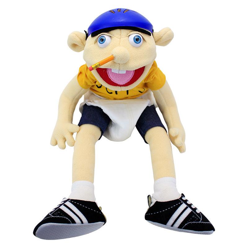 Cartoon funny mouth puppet toy Jeff 23.6inch for All Kinds of Festivals and Game Toys