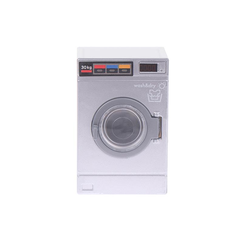 New Fashion 1:12 Dollhouse Miniature Washing Machine Home Appliance Laundry Model Decor Toy