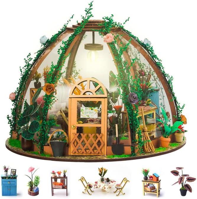 DIY Star Garden Miniature Dollhouse Kit - Complete Set with Easy Assembly Instructions