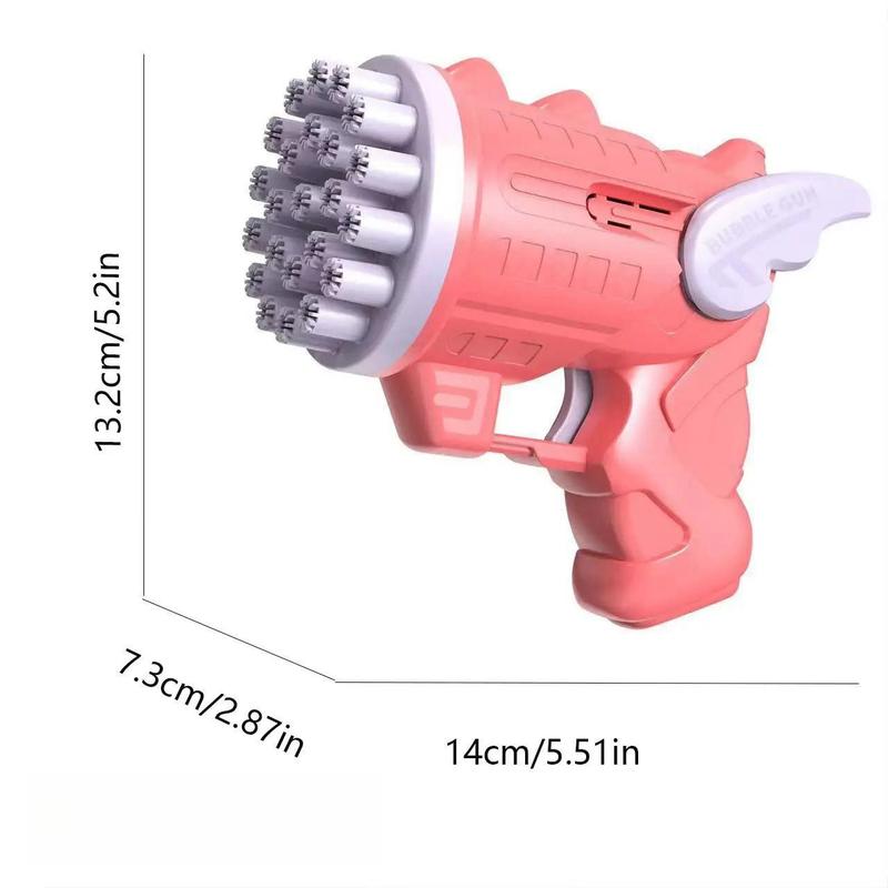 Bubble Machine without Battery, 23 Hole Bubble Machine for Outdoor, Automatic Bubble Maker for Birthday Gift