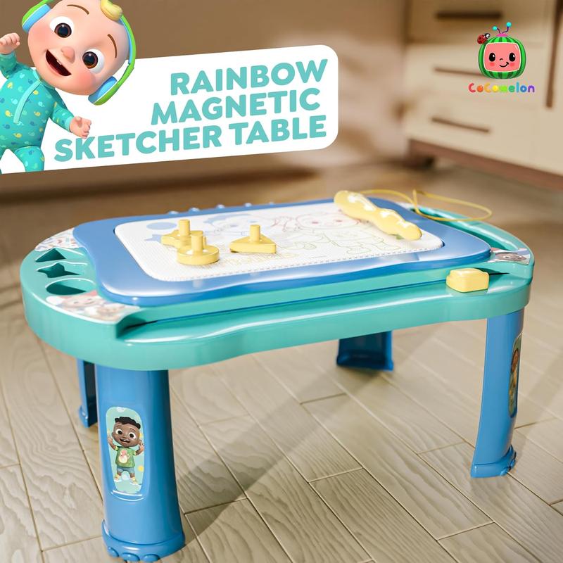Cocomelon Magnetic Drawing Board - Mess-Free Play & Creative Exploration for Toddler Artistic Development with Instant Blank Canvas and Easy Erasing - Educational Learning Toy for Toddlers