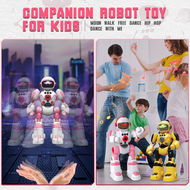 Robot Toys for Kids,Programmable Remote Control Smart Walking Dancing Robot Toy with Gesture & Sensing for Age 4 5 6 7 8 9 10 Year Old Boys for Birthday And Christmas Day Present