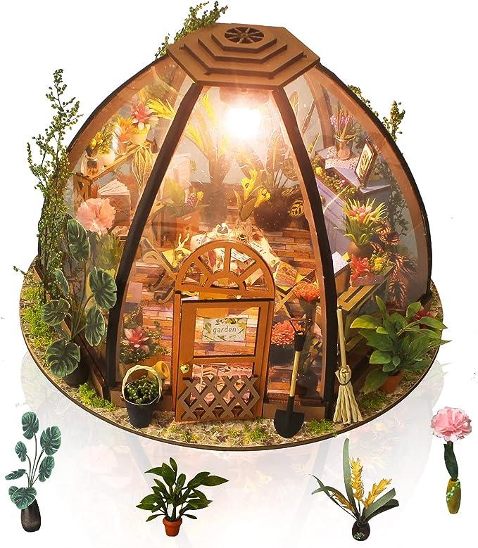 DIY Star Garden Miniature Dollhouse Kit - Complete Set with Easy Assembly Instructions