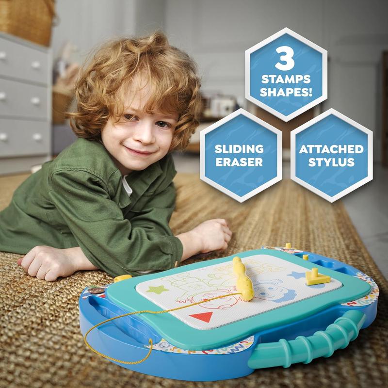 Cocomelon Magnetic Drawing Board - Mess-Free Play & Creative Exploration for Toddler Artistic Development with Instant Blank Canvas and Easy Erasing - Educational Learning Toy for Toddlers