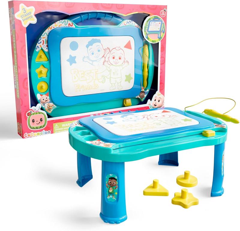 Cocomelon Magnetic Drawing Board - Mess-Free Play & Creative Exploration for Toddler Artistic Development with Instant Blank Canvas and Easy Erasing - Educational Learning Toy for Toddlers