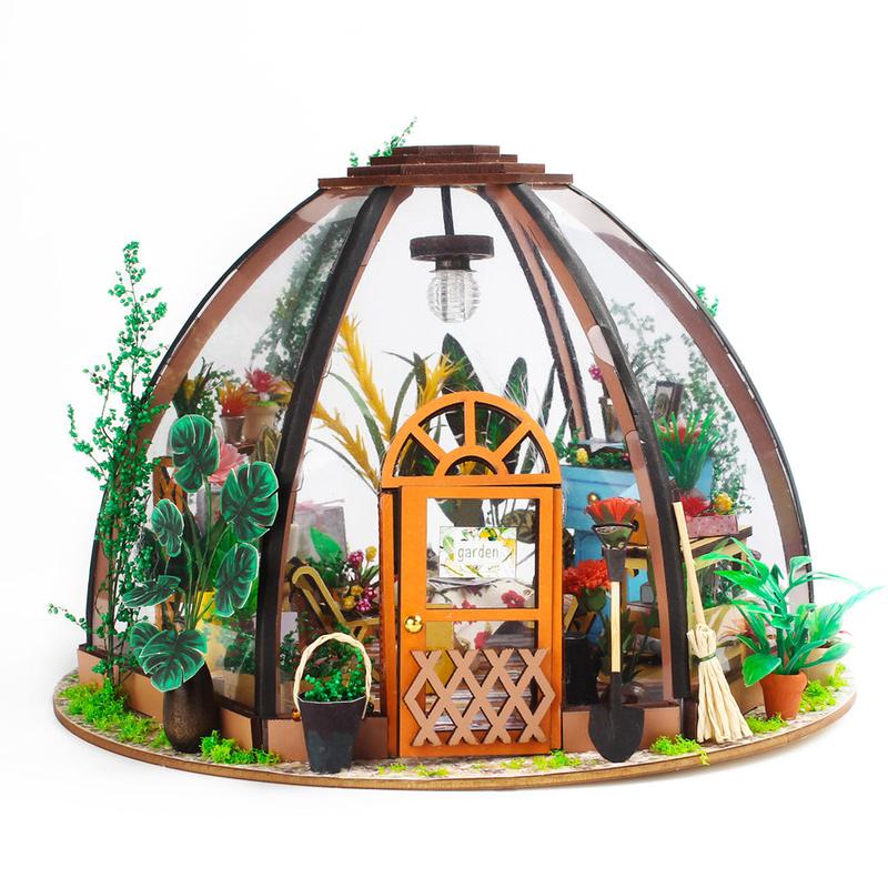 DIY Star Garden Miniature Dollhouse Kit - Complete Set with Easy Assembly Instructions