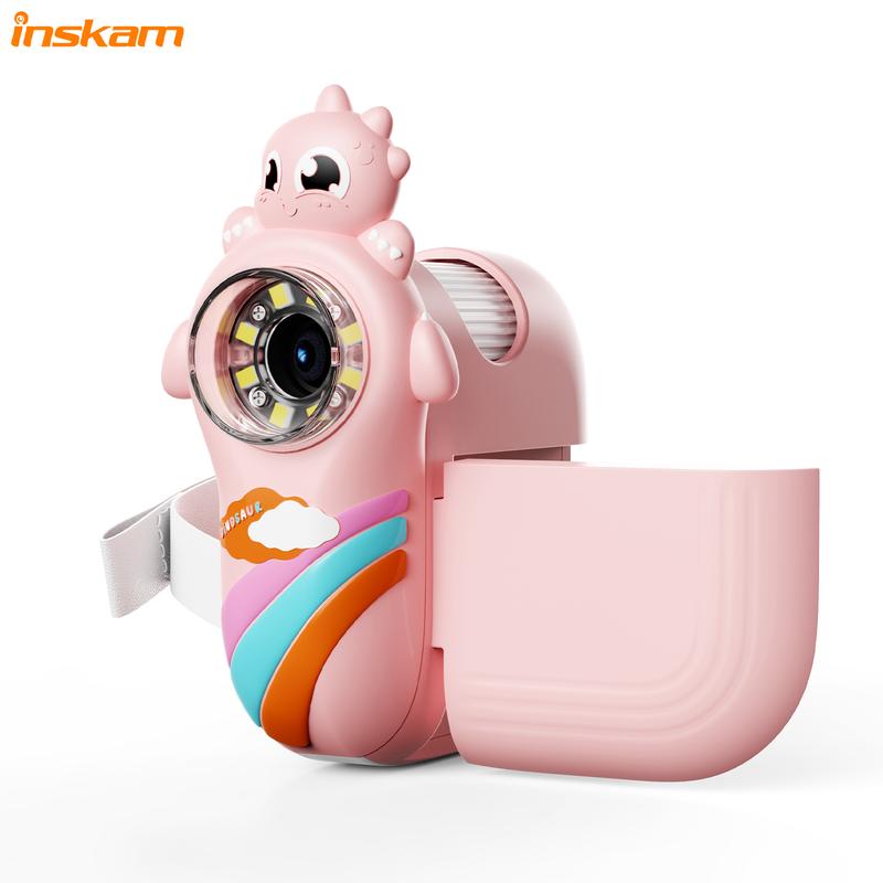 Microscope and Telescope, INSKAM 1000X Handheld Mini Children's Educational Product, Equipped with 2-inch LCD Screen, Portable and Mini, Suitable for 8-12 Years Old Children Halloween Christmas Birthday Educational Gift, Compatible with Windows, Mac OS