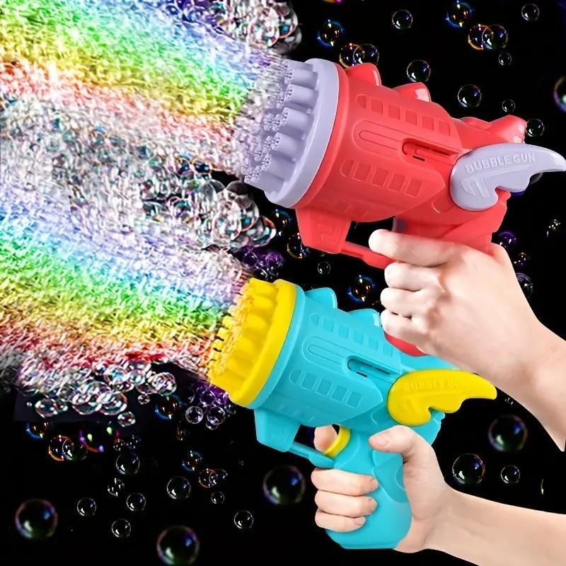 Bubble Machine without Battery, 23 Hole Bubble Machine for Outdoor, Automatic Bubble Maker for Birthday Gift