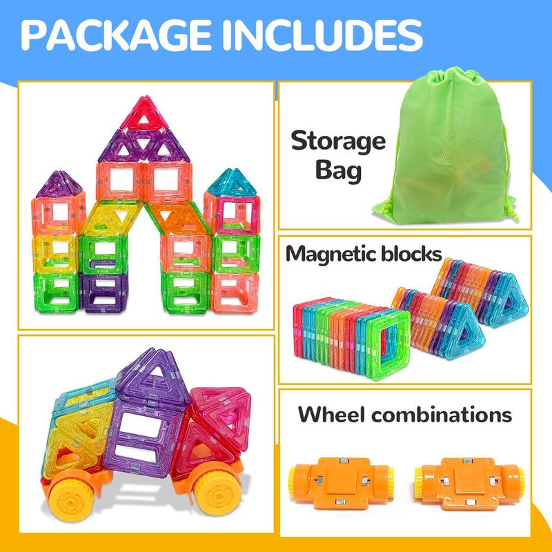 Random Color Building Blocks Set, Puzzles Stacking Blocks, Creative and Educational Construction Toys, Birthday Gifts for Boys & Girls, Christmas Stocking Filler