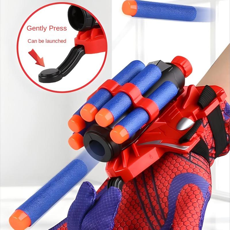 Web Shooters for Kids，Spider Glove Launcher Spider Superhero Toys Cool Kids Toys