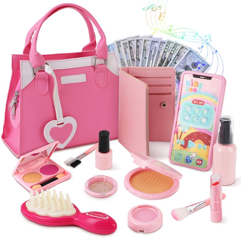 Role-Play Toys Little Girls Purse Set doctor fruit  for  3+ Girls Christmas New Year Gift