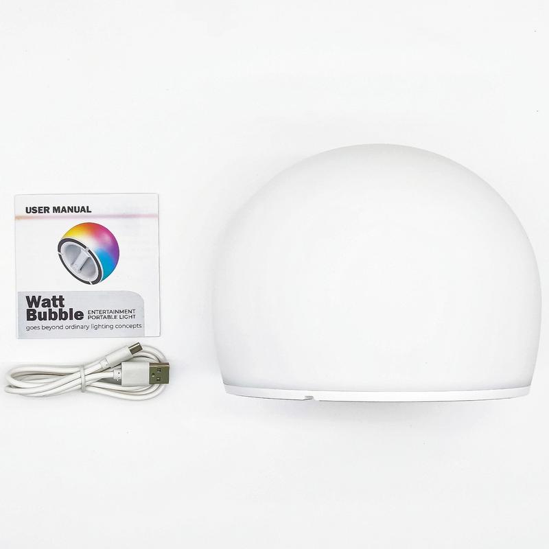 Interactive Tap Light LED Stress-Relief Toy - 6-Inch Rechargeable Glow Ball, 3 Modes, 29-Color Ambient Lighting, Parent-Child Interactive Toy