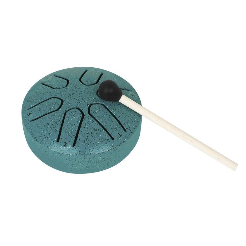 C Key Mini Steel Drum, 2 Counts set Mini Pocket Drum, Musical Instrument for Beginners, Percussion Instrument for Home & School