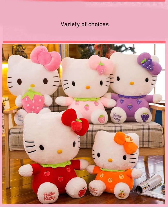Plush Toys, Cute Soft Doll Toys, Birthday Gifts for Girls (Pink , 25CM)