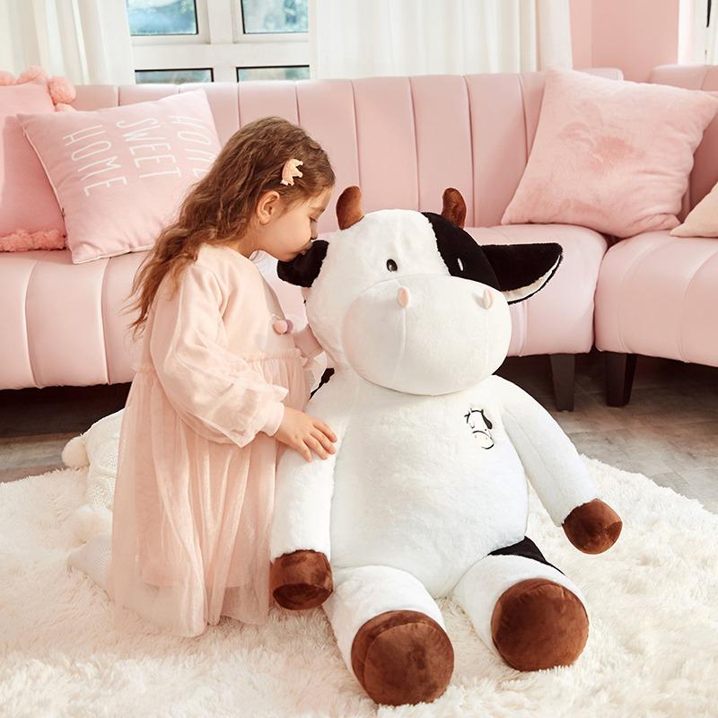 IKASA Giant Cow Stuffed Animal, 30 Inches Big Large Cow Plush Toy