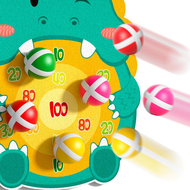 Dinosaur Shooting Dart Toys with Sticky Balls & Dinosaur Dart, Indoor Outdoor Game