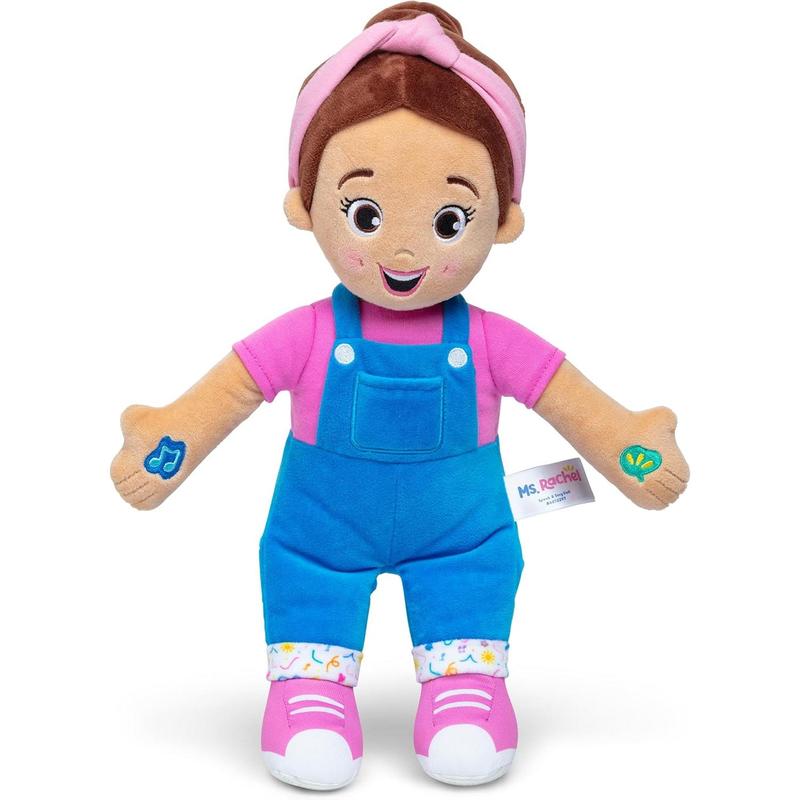 Charming Ms. Rachel Singing Doll - 16-Inch Interactive Toy for Toddlers with Heartfelt Lullabies and Phrases!