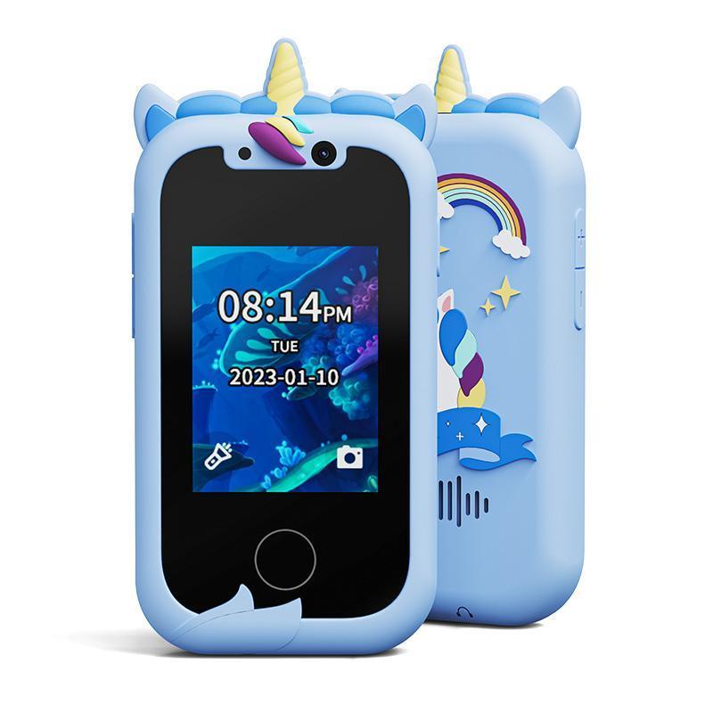 VITCOCO Smartphone Unicorn,Christmas Gift for Girls Boys, Touchscreen Learning Phone,Interactive Phone Toy,Travel Toy, Birthday Gift,Comes with SD Card