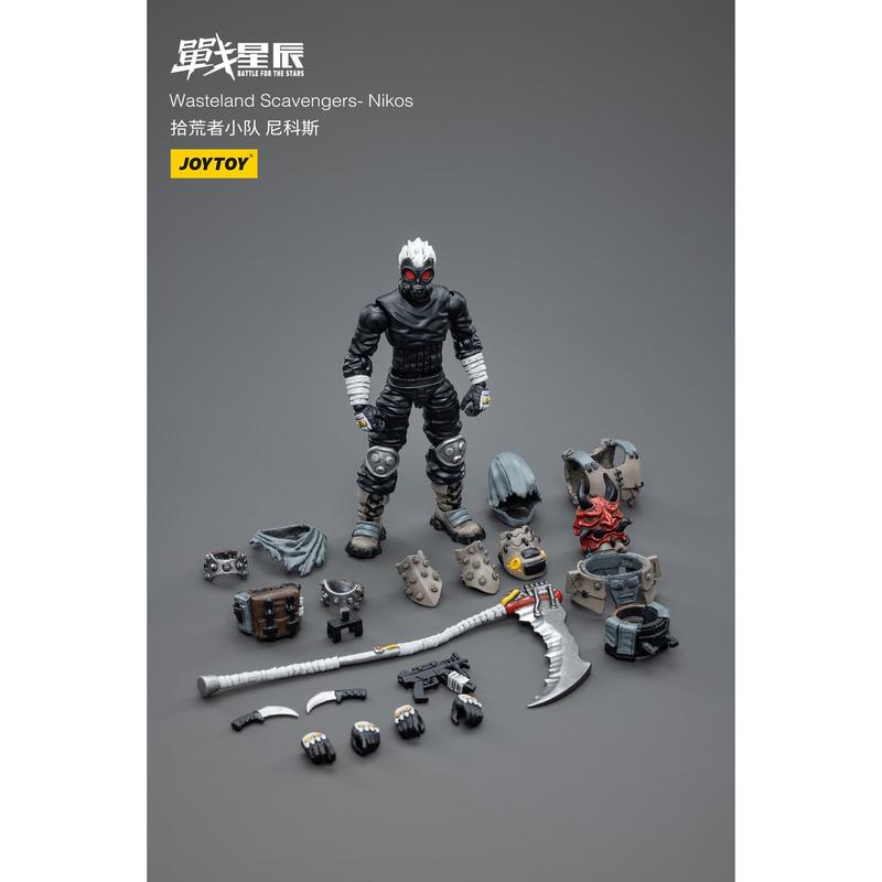 JOYTOY 1 18 Action Figures Warhammer 40K Wasteland Scavengers- Nikos Anime Game Figure Toys Military Model Set-BARWEER