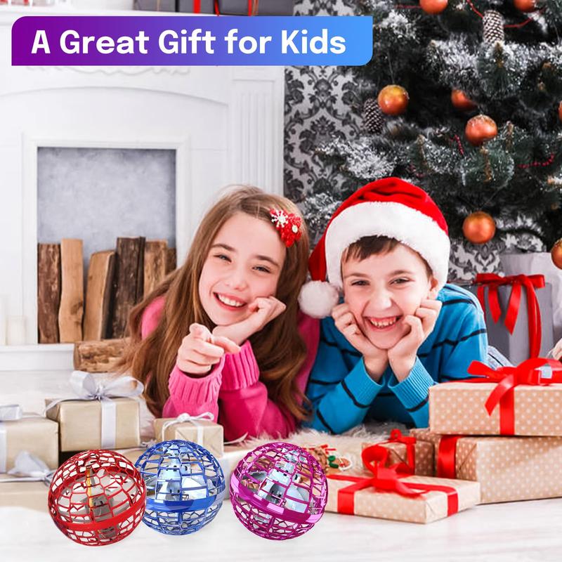 Flying Orb Ball Toys Hover Boomerang Spinner Fly Ball Toys for Kids Teen Boys Girls Soaring Hand Controlled Mini Drone Cosmic Globe Spinning Birthday Christmas gift