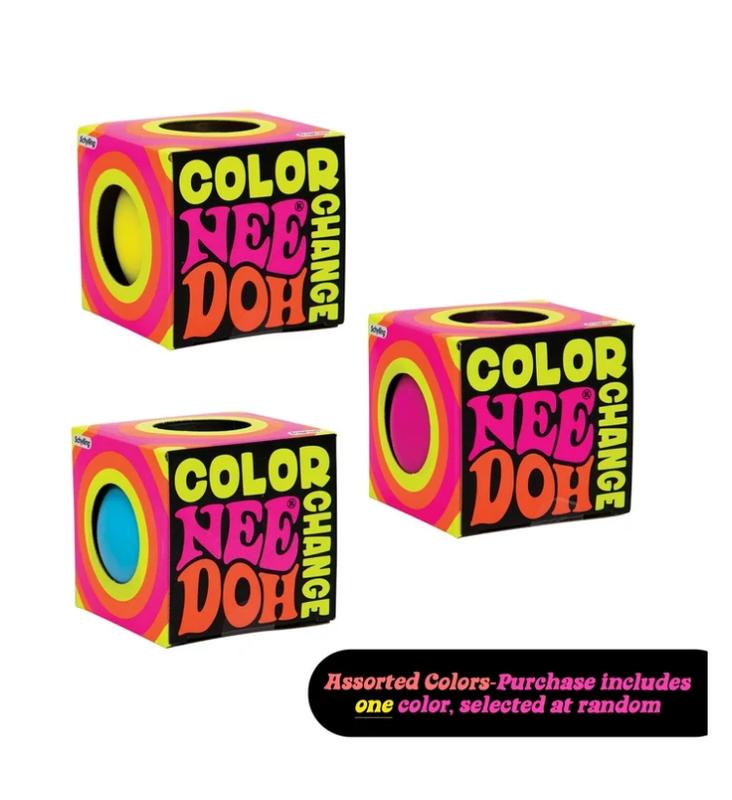 NeeDoh Color Change, Novelty Fidget Toy, Multiple Colors, Children Ages 3+