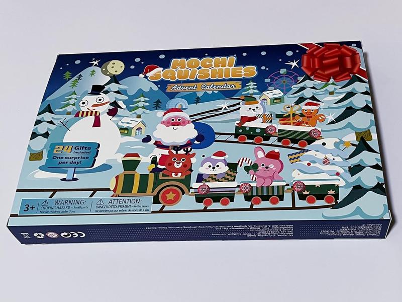 [LIMITED XMAS OFFER] Mochi Squishies Advent Calendars 2024 Kawaii Christmas Countdown Toys Party Favors for Kids Gift for Christmas with 24pcs Different Cute Animal Toys for Girls Boys Xmas Countdown Calendar